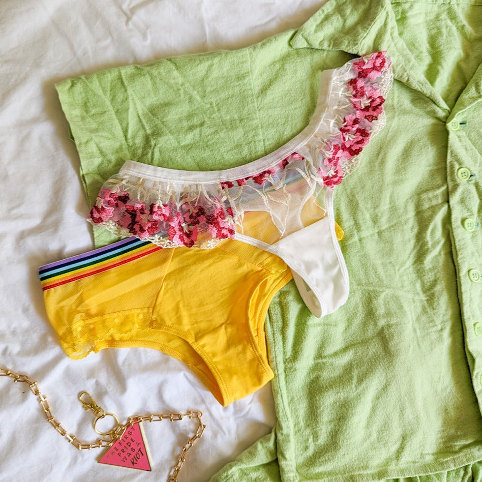 The Sunflower - Yellow Cotton Brief